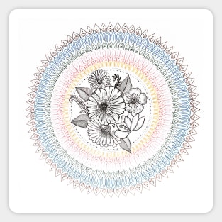 Floral Mandala Sticker